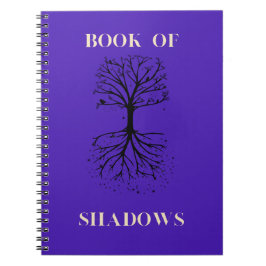 Caderno Espiral Livro das Sombras - Árvore de Diários do Notebook