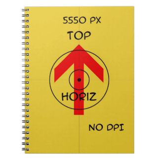 Caderno Espiral livro de anel espiral - horiz