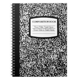 Caderno Espiral Livro de Composição Personalizado Escola/Professor
