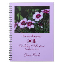 Livro de Convidados 90 Festa de aniversário, Flore