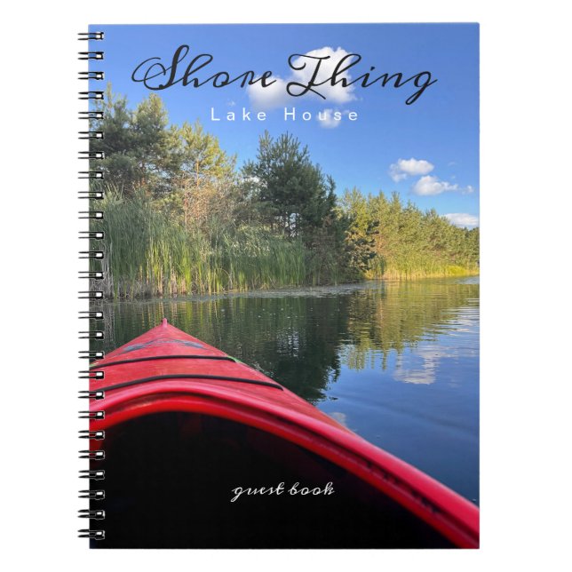 Caderno Espiral Livro de Convidados de Entrada de Propriedade de A (Frente)