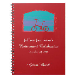 Caderno Espiral Livro de Convidados do Partido da Reforma, Bicicle