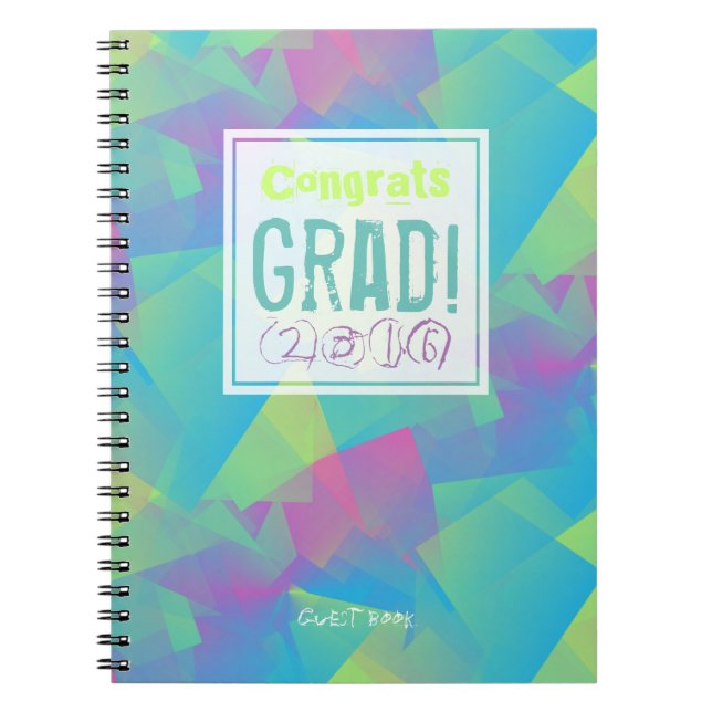 Caderno Espiral Livro de Convidados para Graduação Personalizada d (Frente)
