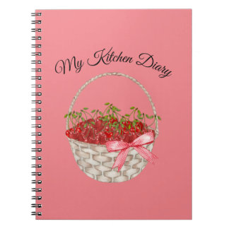 Caderno Espiral Livro de Cookbook Russo Personalizado Cereja Paste