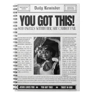 Caderno Espiral Livro de fotografia, Bloco de notas de Bíblia