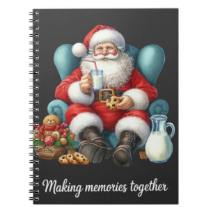 Caderno Espiral Livro de Fotos de Natal Bonito