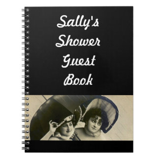 Caderno Espiral Livro de hóspedes bonito do conselho do chá de