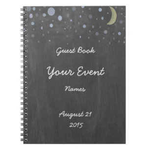 Caderno Espiral Livro de hóspedes do quadro do vintage