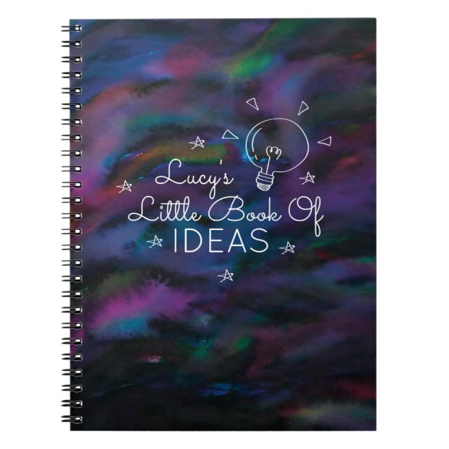 Caderno Espiral livro de ideias personalizado (Frente)