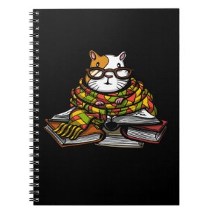 Caderno Espiral Livro de Leitura do Porco da Guiné  Pet Lover