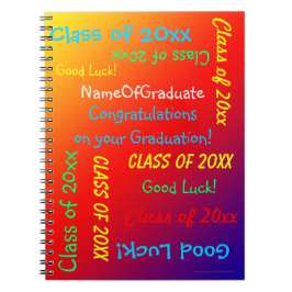 Caderno Espiral Livro de Memória para Graduação, Vermelhos Vermelh