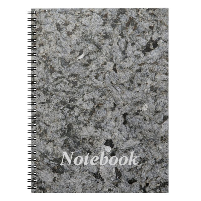 Caderno Espiral Livro de Memórias em Monocromia (Frente)