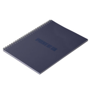 Caderno Espiral Livro de nota da nomeação
