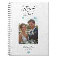 Livro de Nota de Lista de Obrigado de Casamento