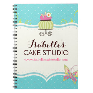 Caderno Espiral Livro de nota lunático da padaria do bolo