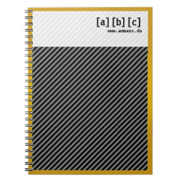 Caderno Espiral Livro de notas de Goldrand