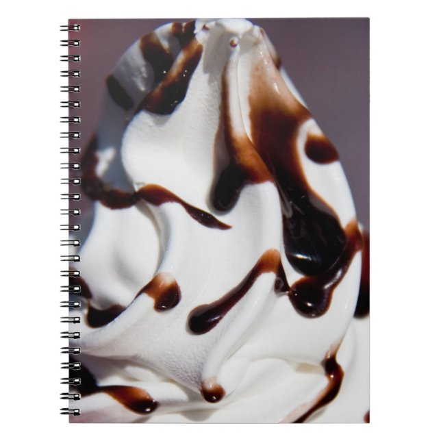Caderno Espiral Livro de notas de sorvete flexível (Frente)