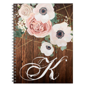 Caderno Espiral Livro de Notas Personalizado Barn Rosa de Jardim G