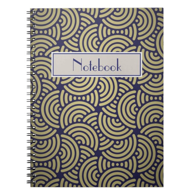 Caderno Espiral Livro de Notas Personalizado - Deco de Arte (Frente)