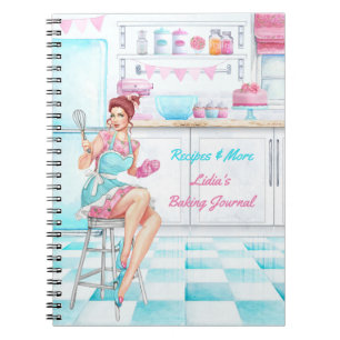 Caderno Espiral Livro de receitas — Baking e Cozinhar de cozinha