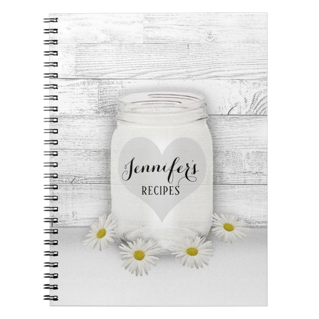 Caderno Espiral Livro de receitas personalizado (Frente)