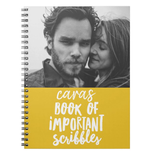 CADERNO ESPIRAL LIVRO DE SCRIBBLES IMPORTANTES (Frente)