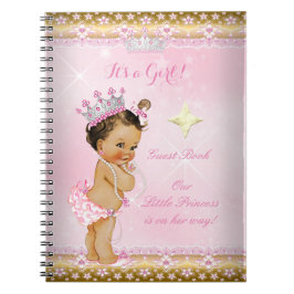Caderno Espiral Livro de Visitas Princesa Churrasco Rosa Morena