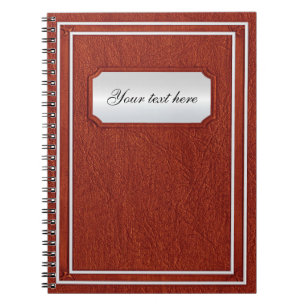 Caderno Espiral Livro do cobrir antigo