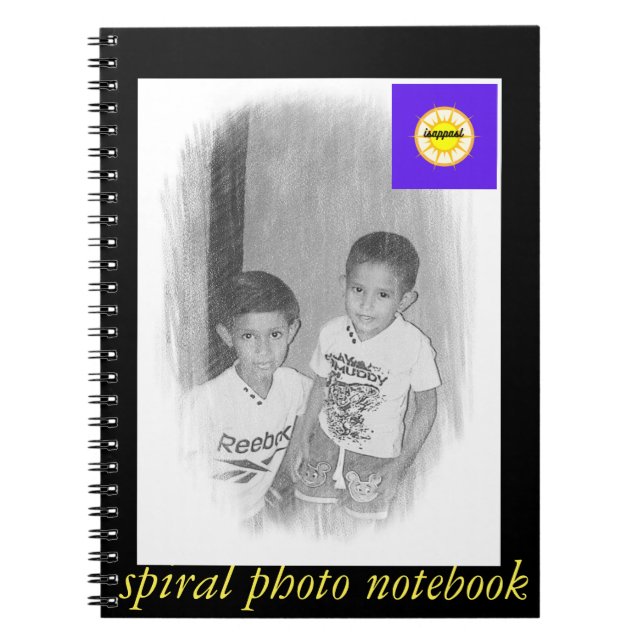Caderno Espiral livro fotográfico (Frente)