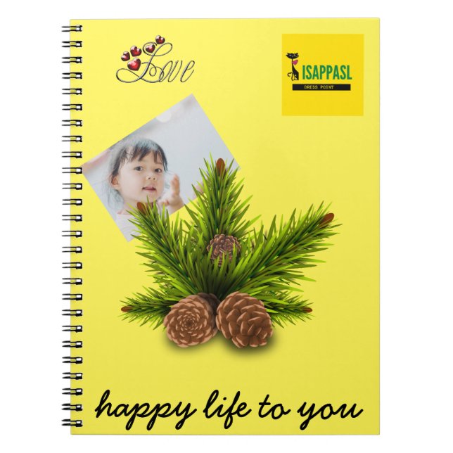 Caderno Espiral livro fotográfico (Frente)