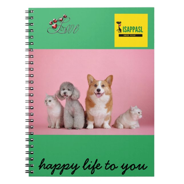 Caderno Espiral livro fotográfico (Frente)