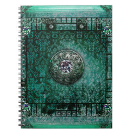 Caderno Espiral Livro mágico medieval do tomo antigo bonito de