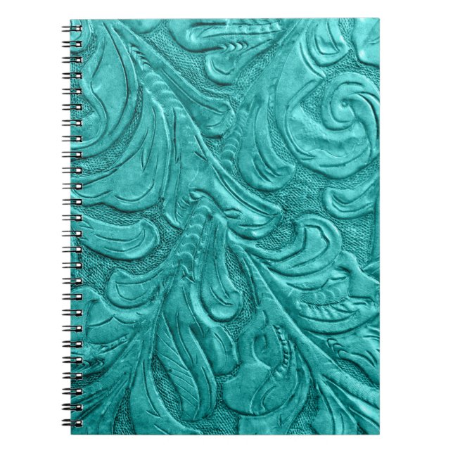 Caderno Espiral Livro ocidental de couro do bloco de notas da (Frente)