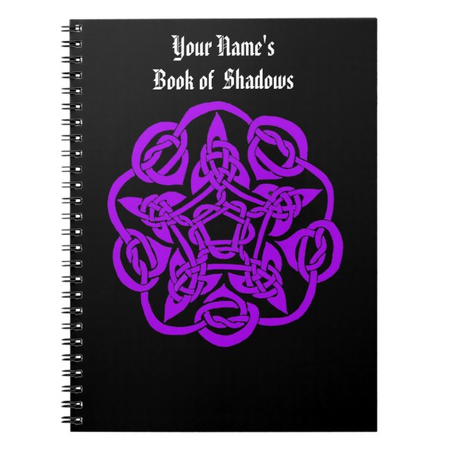 Caderno Espiral Livro personalizado das sombras (Frente)