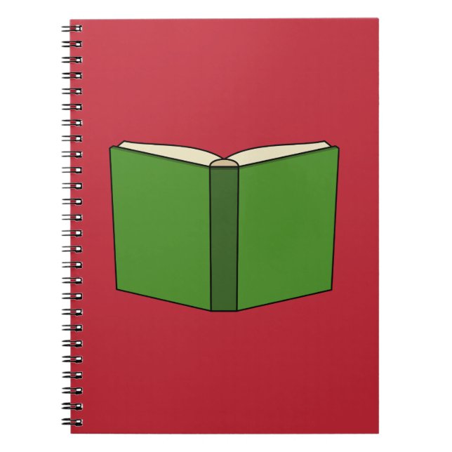 Caderno Espiral Livro Verde da Cartoon (Frente)