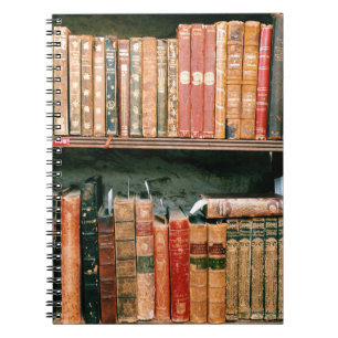 Caderno Espiral Livros Antigos