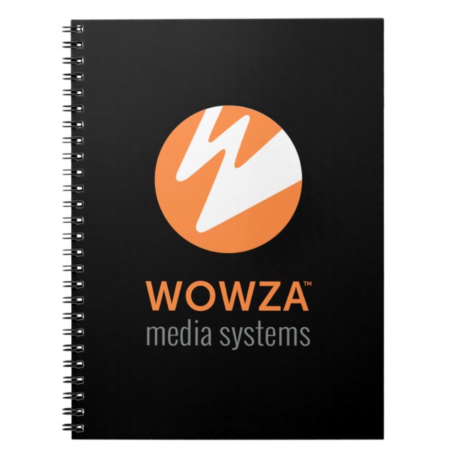 Caderno Espiral Livros de nota espirais de Wowza (Frente)