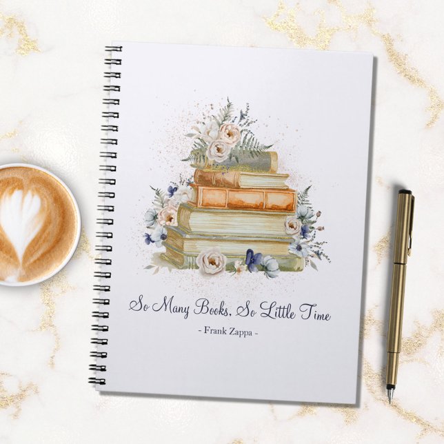 Caderno Espiral Livros de Planeamento de Professores Flores Beige  (In situ)