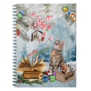 Caderno Espiral Livros gratuitos para o Natal
