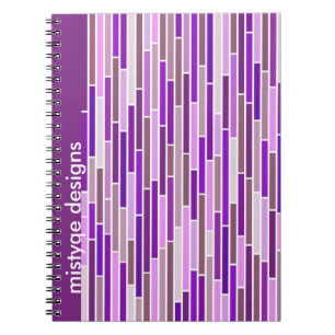 Caderno Espiral Lixado no notebook roxo