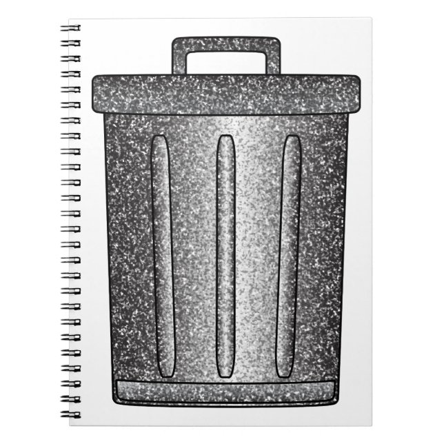 Caderno Espiral Lixo da Glitter (Frente)