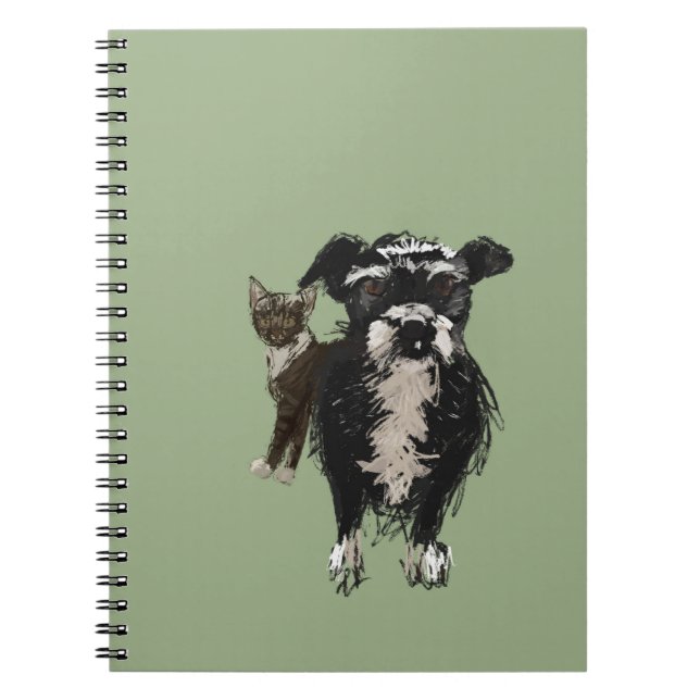 Caderno Espiral Lizzie & Kitty (Frente)