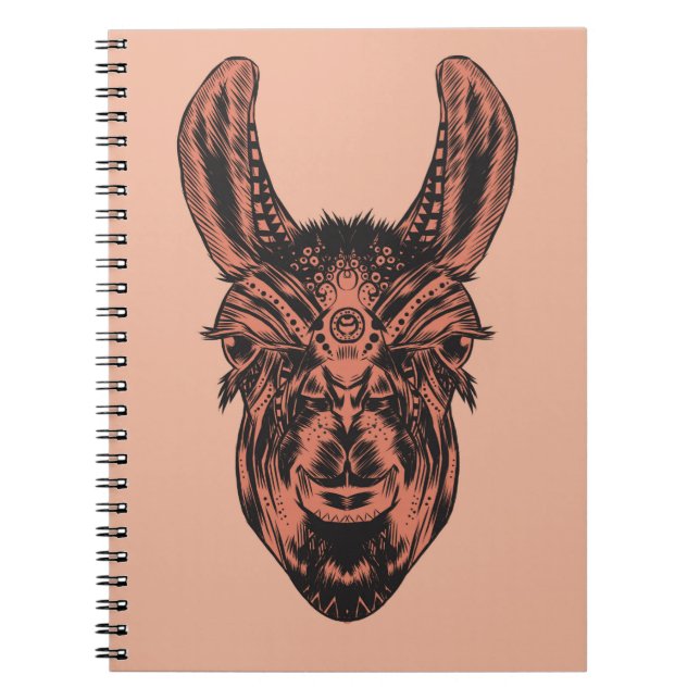 Caderno Espiral Llama (Frente)