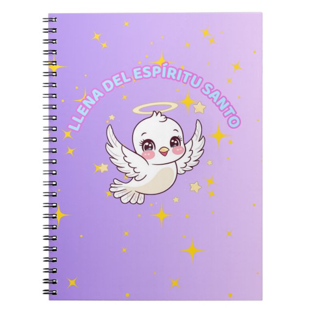 Caderno Espiral Llena del espíritu Santo  (Frente)