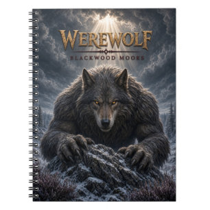 Caderno Espiral Lobisomem Blackwood Moors Dark Cinema