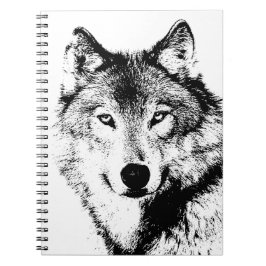 Caderno Espiral Lobo