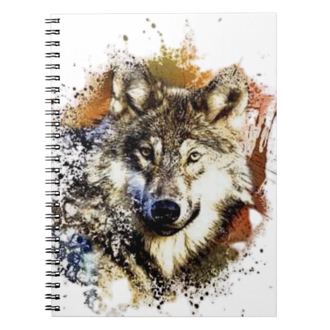 Caderno Espiral Lobo   (Frente)