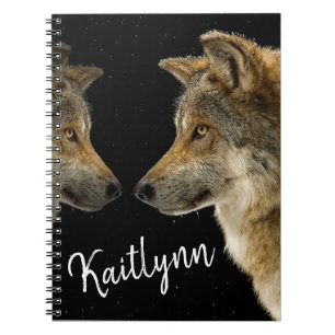 Caderno Espiral Lobo