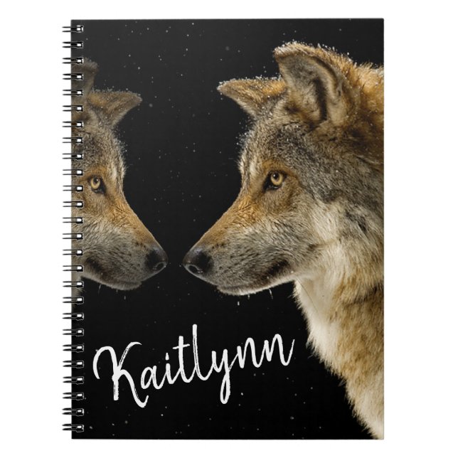 Caderno Espiral Lobo (Frente)