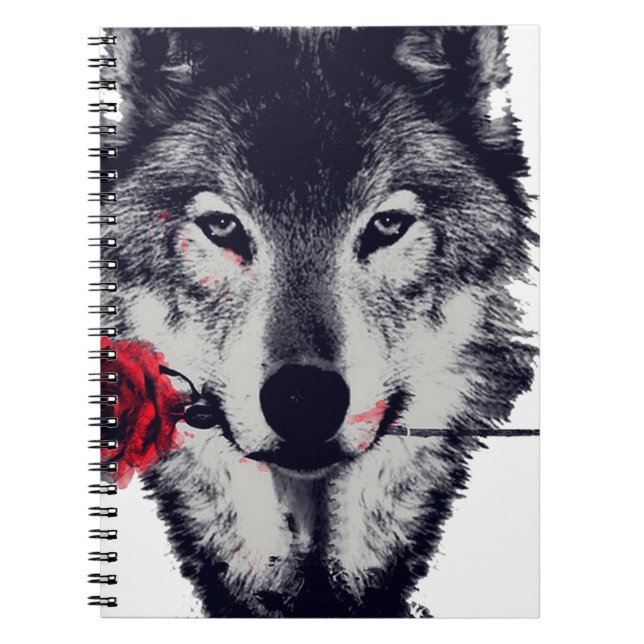 Caderno Espiral Lobo (Frente)